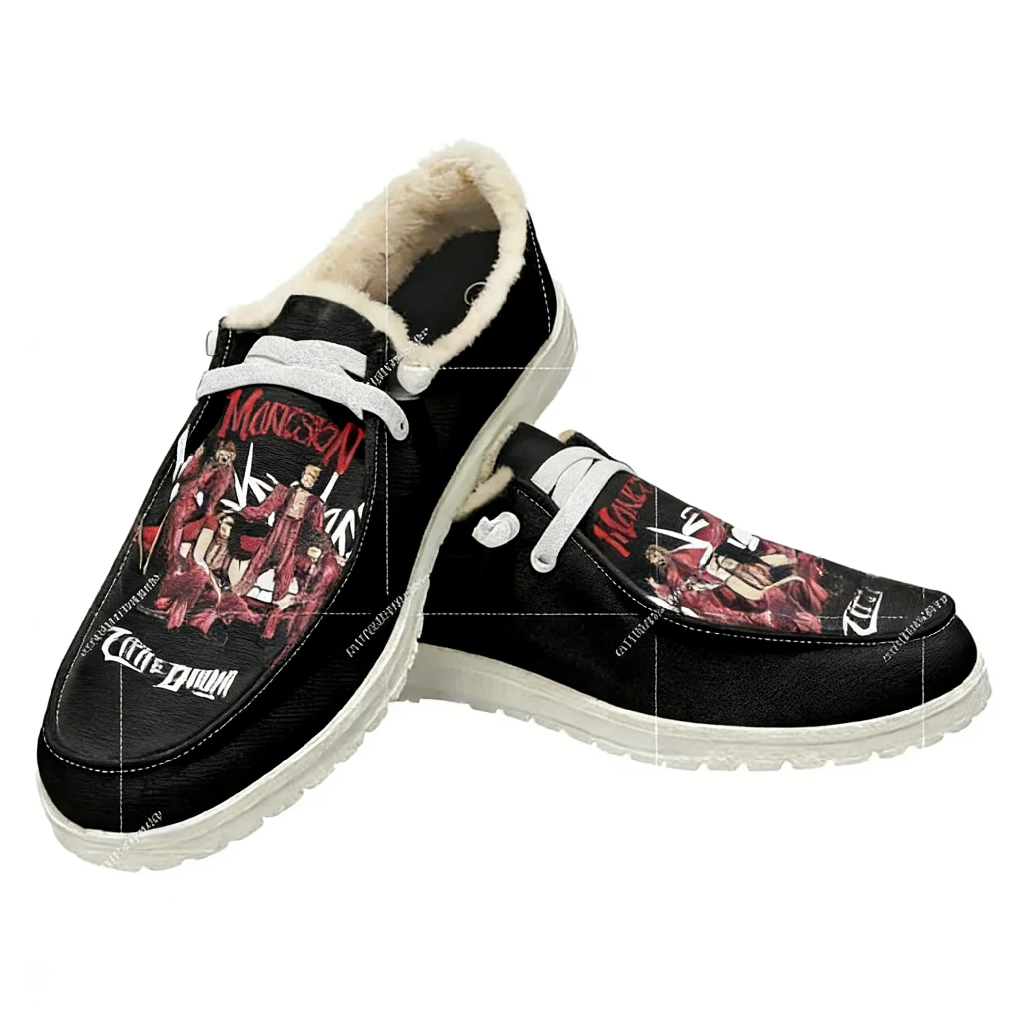 Men Shoes Oxford - รองเท้าลำลองวงร็อคมาเนสกินรองเท้าแบนฮิปฮอปบุรุษสตรีระบายอากาศได้ดีรองเท้าลำลองกลางแจ้งน้ำหนักเบารองเท้าสั่งทำพิเศษ