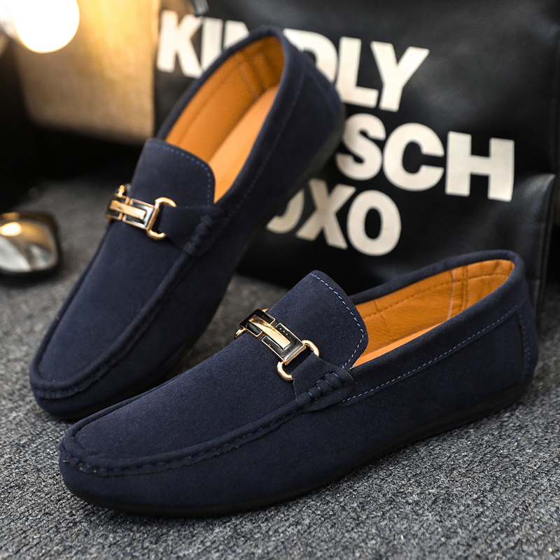 Men Shoes Sale - ขายร้อนรองเท้าลำลองสำหรับชายรองเท้าหนังนิ่มสบายระบายอากาศได้ดีผู้ชายรองเท้าโลฟเฟอร์น้ำหนักเบารองเท้าสำนักงานแบบสวมรองเท้าขับรถผู้ชาย