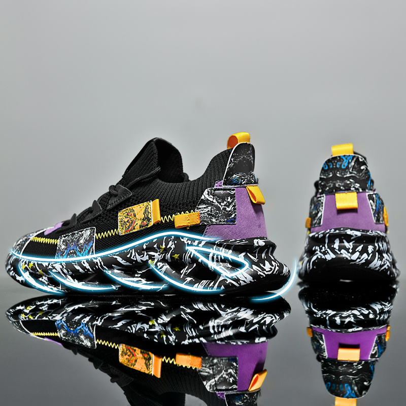 Men Shoes Vans - รองเท้าผู้ชายรองเท้าผ้าใบชาย tenis รองเท้าบุรุษรองเท้าเทรนเนอร์ Race Breathable รองเท้าแฟชั่น