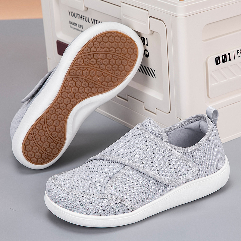 Men'S Shoes Diabetic - รองเท้าเปิดส้นสำหรับผู้สูงอายุ ปรับได้ เหมาะสำหรับผู้ป่วยเบาหวาน เท้าบวม นิ้วเท้ากว้าง นิ้วหัวแม่เท้าเก/นิ้วโป้งเท้าเอียง
