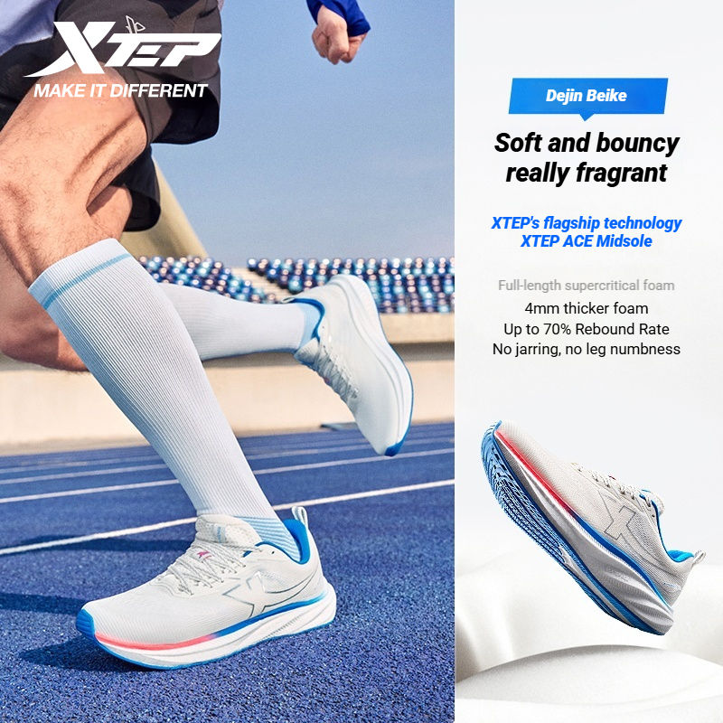 Men'S Xtep Shoes - Xtep PIONEER 2.0 Mesh Sports สำหรับผู้ชายรองเท้าผ้าใบฤดูหนาวรองเท้าวิ่งน้ำหนักเบาดูดซับแรงกระแทกลาดเอียงต่ำ