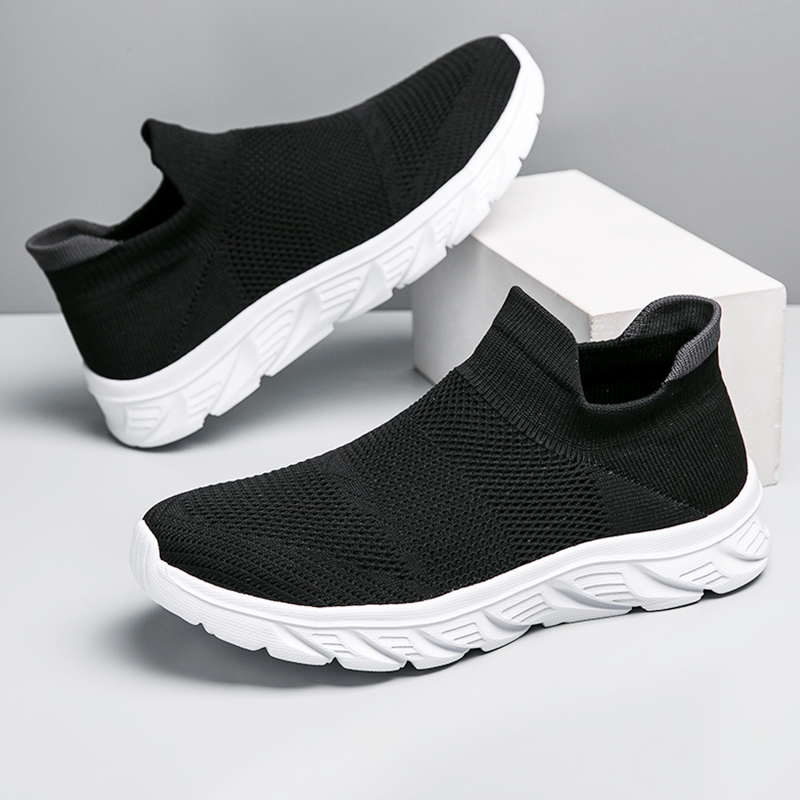 Men Shoes Vans - Breathable Men Casual รองเท้าชาย Vulcanized รองเท้าน้ําหนักเบารองเท้าผ้าใบลําลองผู้ชาย