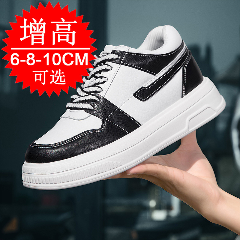 Men'S Shoes Increase Height - 2025 ผู้ชายรองเท้าเพิ่มความสูงรองเท้าผ้าใบสําหรับชาย 6 ซม.8 ซม.10 ซม.Breathableความสูงเพิ่มซ่อนส้นรองเท้า