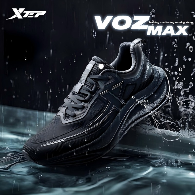 Men'S Xtep Shoes - รองเท้าวิ่ง Xtep VOZMAX สำหรับผู้ชายฤดูหนาวระบายอากาศได้ดีกีฬารองเท้ารองเท้าผ้าใบดูดซับแรงกระแทก 876419110005