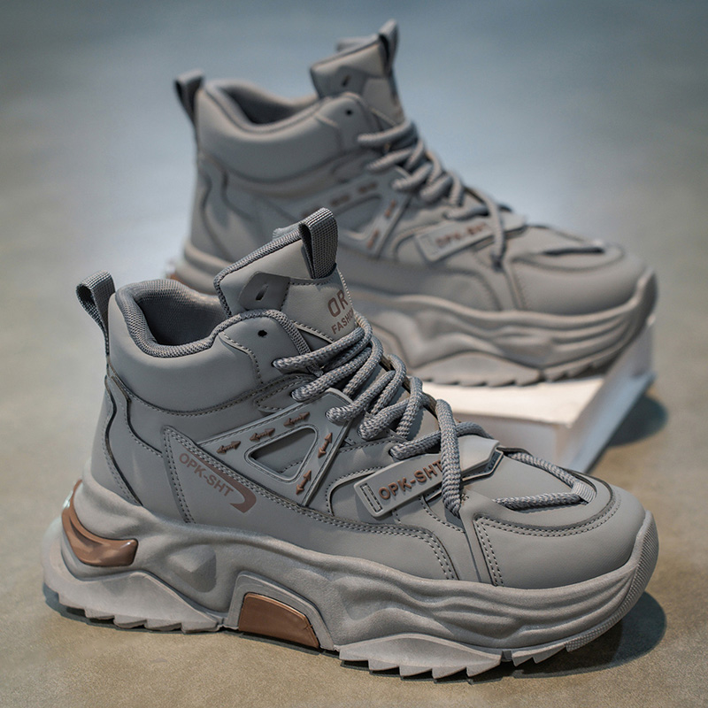 Men Shoes Sale - รองเท้าผ้าใบหุ้มข้อสูง ระบายอากาศดี กันลื่น สำหรับผู้ชาย รุ่นฮิตขายดีประจำฤดูใบไม้ร่วงปี 2025