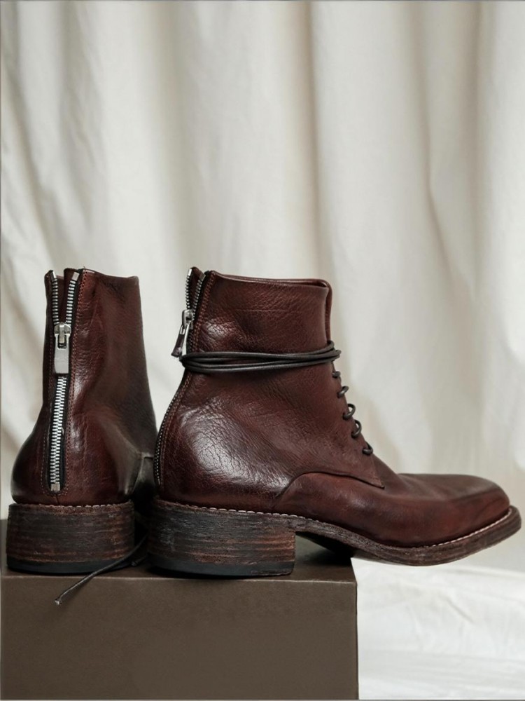 รองเท้าบูทหนังแท้ทรงสี่เหลี่ยม - Men'S Shoes Increase Height บทวิจารณ์และราคา