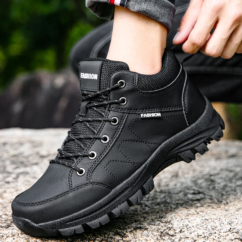 รองเท้าบูทผู้ชายแบบยุทธวิธี กั - Men'S Shoes Zipper บทวิจารณ์และราคา