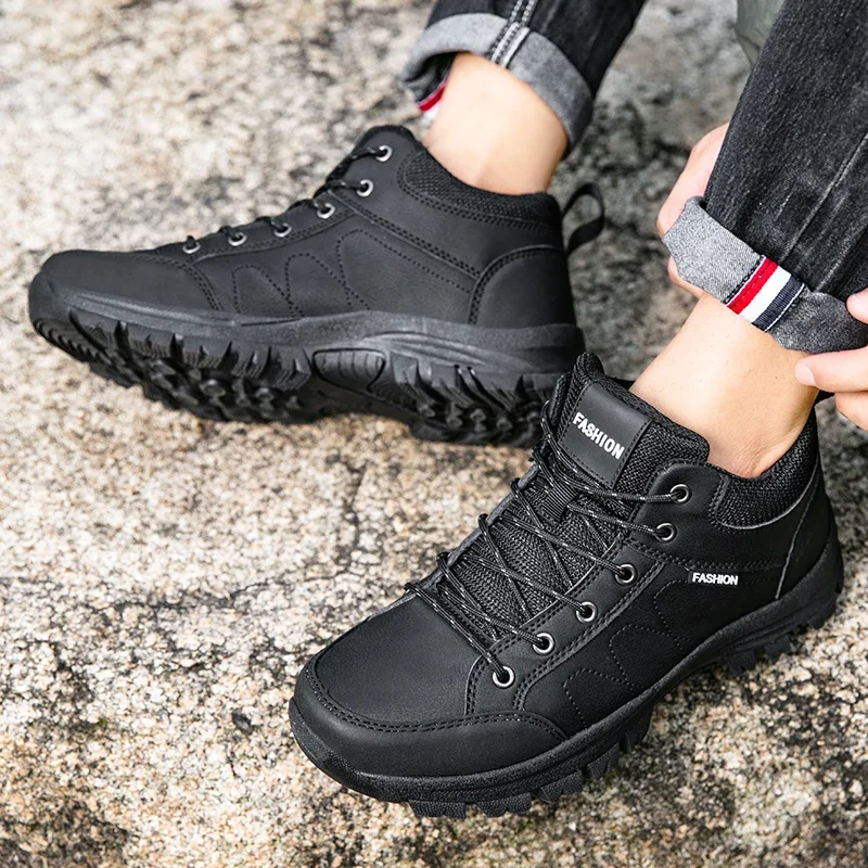 รองเท้าบูทผู้ชายแบบยุทธวิธี กั - Men'S Shoes Zipper บทวิจารณ์และราคา