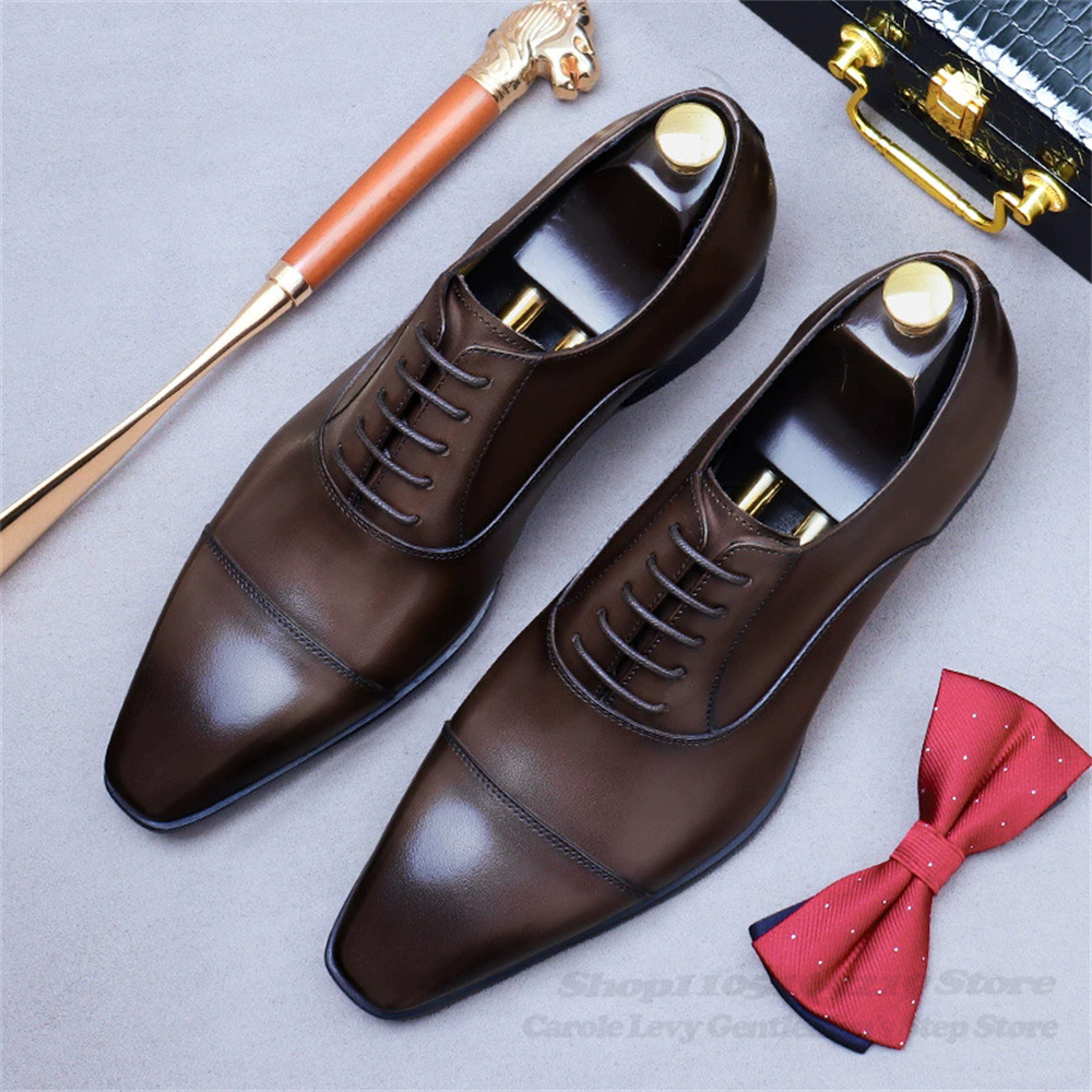 รองเท้าหนังผู้ชายแบบอ็อกซ์ฟอร์ - Men Shoes Oxford บทวิจารณ์และราคา