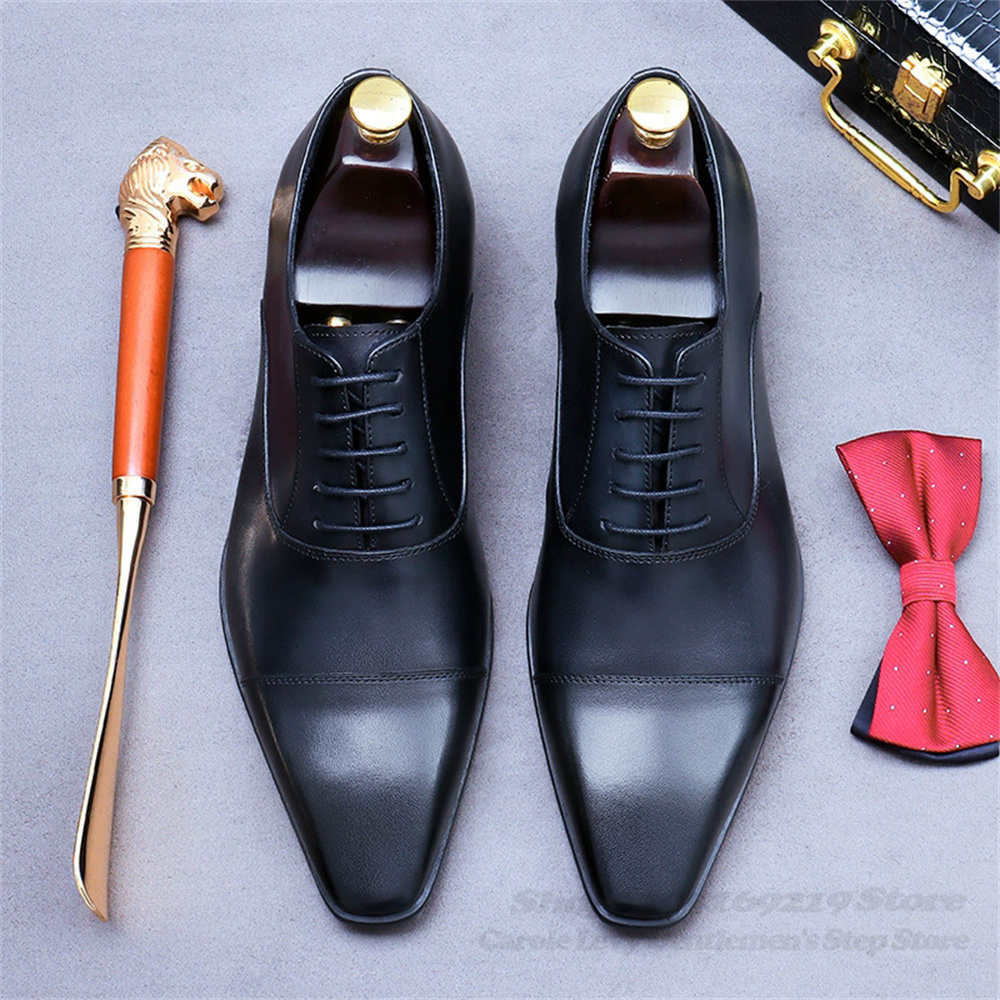 รองเท้าหนังผู้ชายแบบอ็อกซ์ฟอร์ - Men Shoes Oxford บทวิจารณ์และราคา