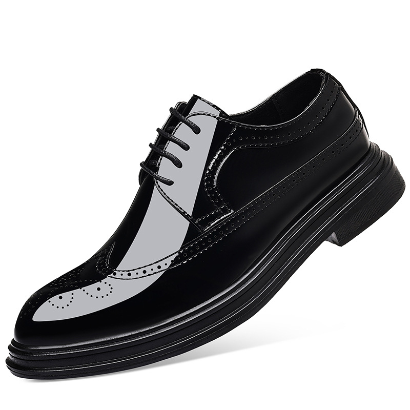 รองเท้าหนังแก้วผู้ชายแบบ Brogu - Men Shoes Oxford บทวิจารณ์และราคา