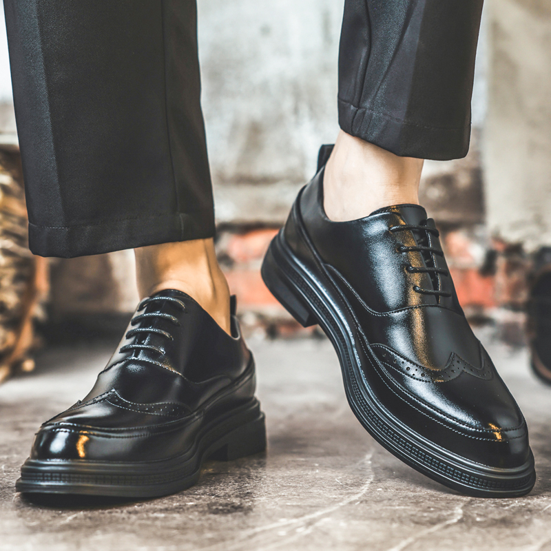 รองเท้าหนังเพิ่มความสูงสำหรับผ - Men Shoes Oxford บทวิจารณ์และราคา
