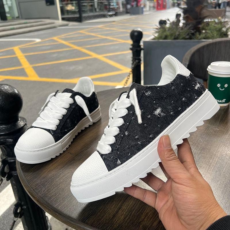 รองเท้าผ้าใบแฟชั่นทรงเตี้ยอเนก - Men'S Shoes Increase Height บทวิจารณ์และราคา