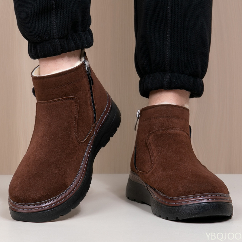 รองเท้าบูทหิมะหุ้มข้อสูงแบบหนา - Men'S Shoes Increase Height บทวิจารณ์และราคา