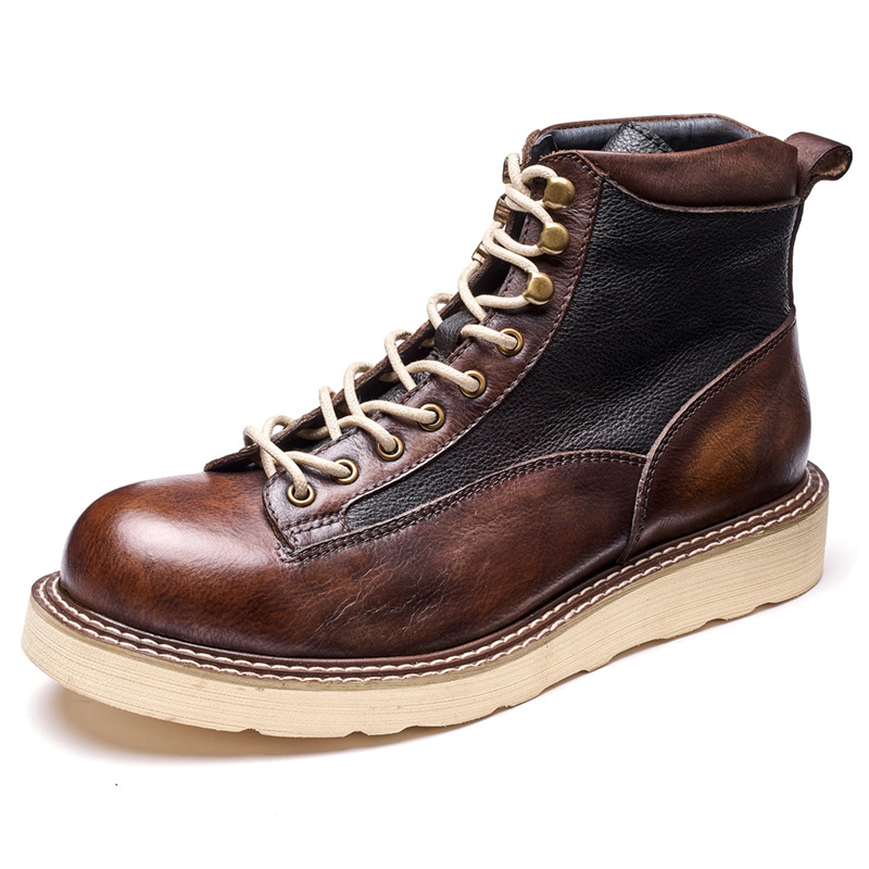 รองเท้าบูทอ็อกซ์ฟอร์ดข้อเท้าสำ - Men Shoes Oxford บทวิจารณ์และราคา
