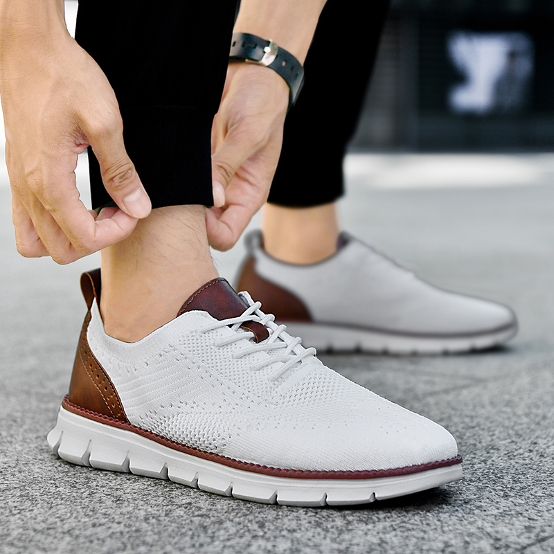 รองเท้าลำลองผู้ชาย คลาสสิก ระบ - Men Shoes Oxford บทวิจารณ์และราคา