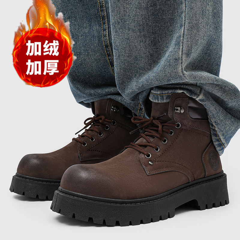 รองเท้าบูทผู้ชาย รองเท้าแตะฤดู - Men'S Shoes Zipper บทวิจารณ์และราคา