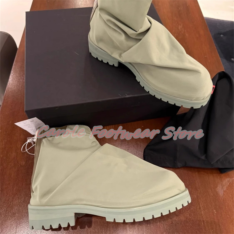 รองเท้าบูทข้อสั้นผู้ชายแบบผ้าไ - Men'S Shoes Increase Height บทวิจารณ์และราคา