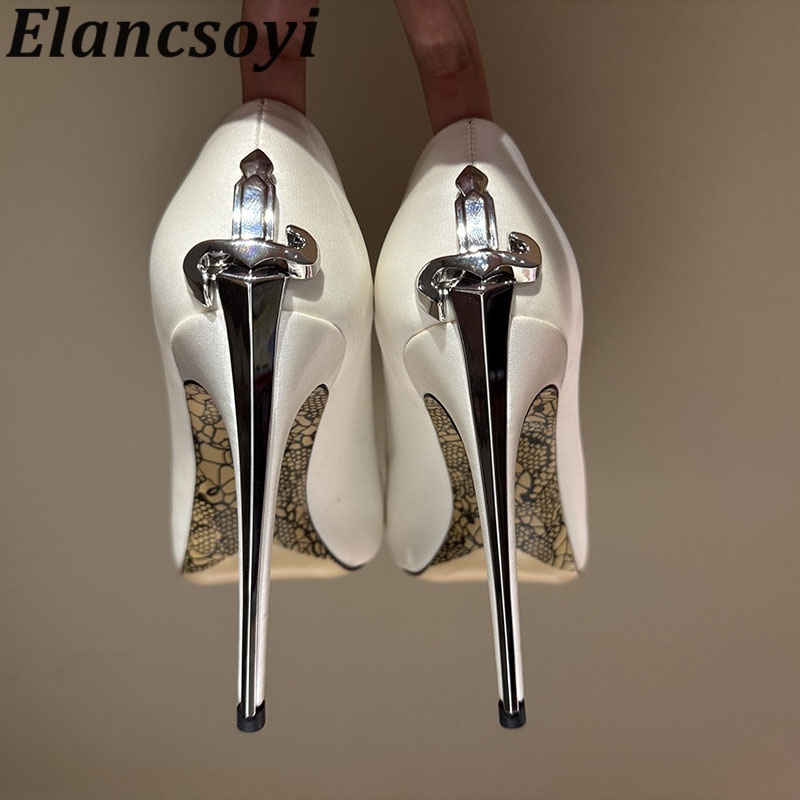 รองเท้าส้นสูงแบบบางเฉียบ ปลายแ - Men Shoes Sale บทวิจารณ์และราคา