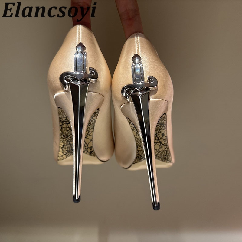 รองเท้าส้นสูงแบบบางเฉียบ ปลายแ - Men Shoes Sale บทวิจารณ์และราคา