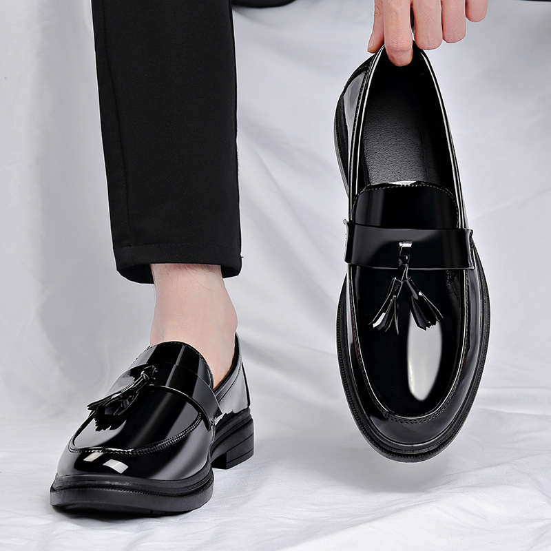 รองเท้าโลฟเฟอร์ผู้ชายแบบมีพู่  - Men Shoes Oxford บทวิจารณ์และราคา