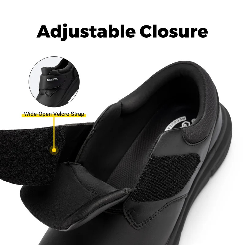 กว้างพิเศษผู้ชายรองเท้าหนังเบา - Men'S Shoes Diabetic บทวิจารณ์และราคา