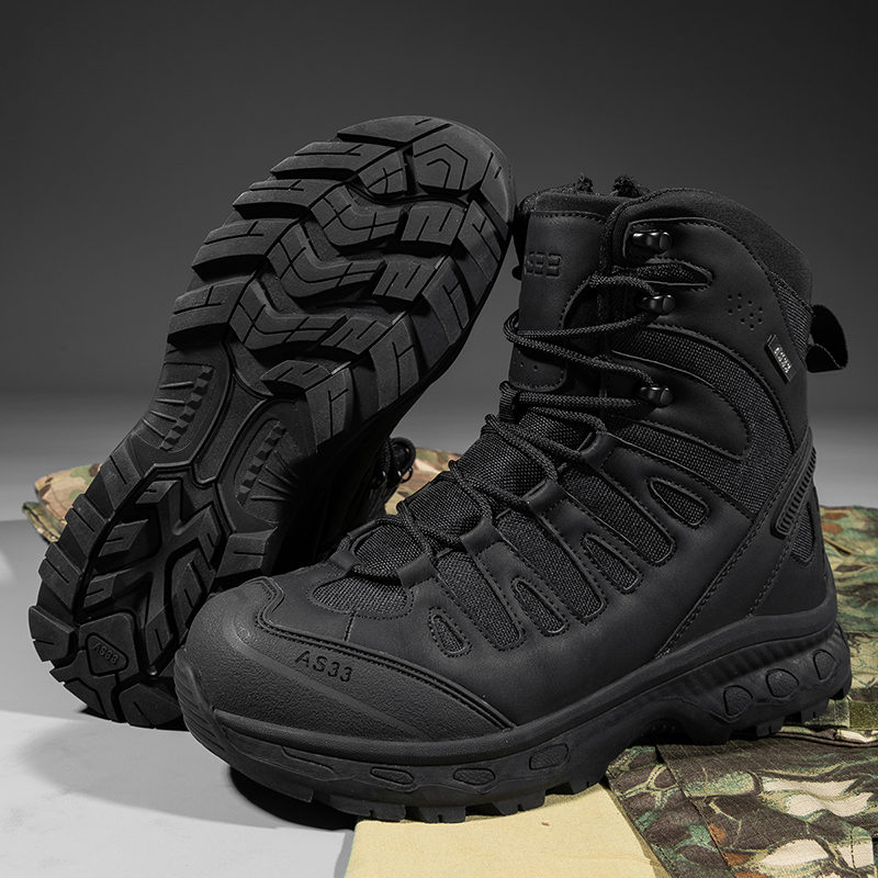รองเท้าบูทผู้ชายแบบยุทธวิธี ยี - Men'S Shoes Zipper บทวิจารณ์และราคา