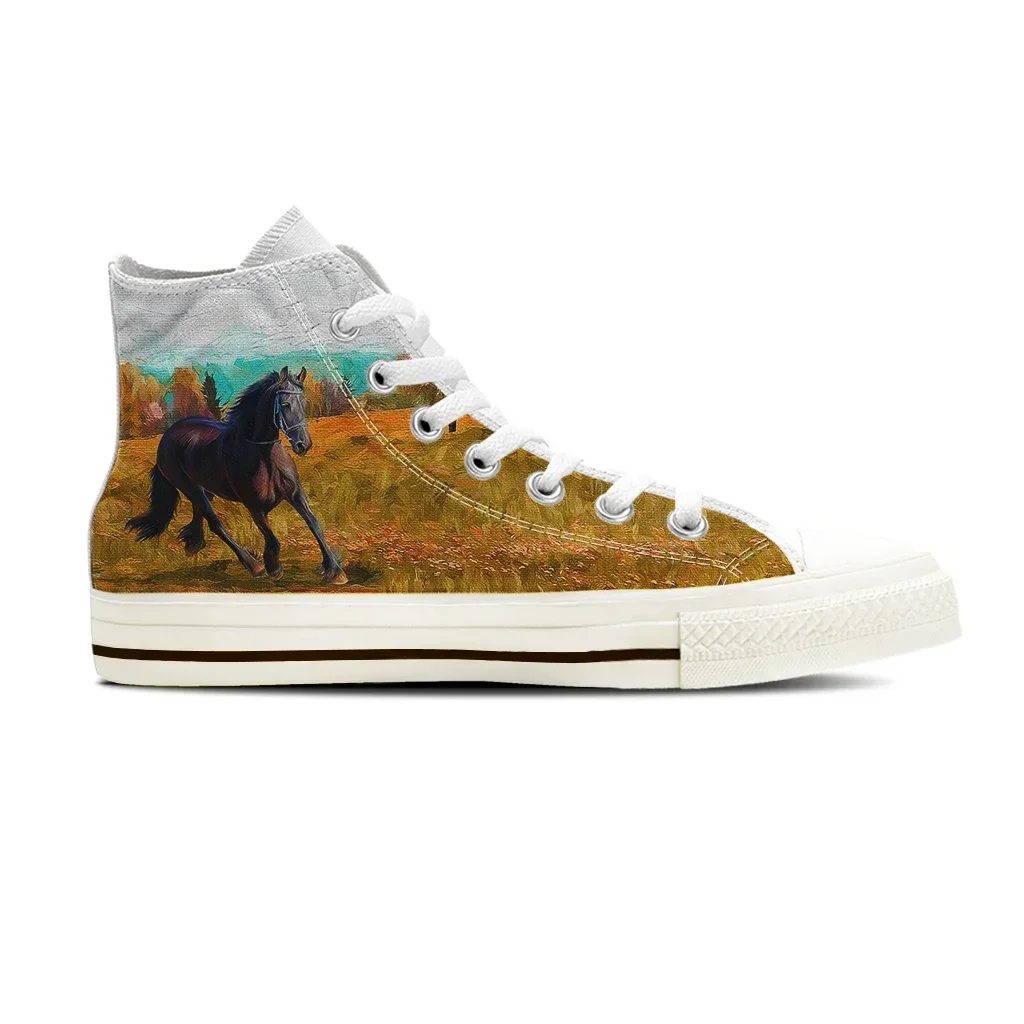 รองเท้าผ้าใบหุ้มข้อสูงลายการ์ต - Men Shoes Sale บทวิจารณ์และราคา