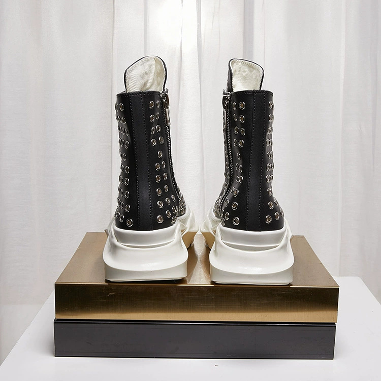 รองเท้าผู้ชายสไตล์วินเทจ รองเท - Men'S Shoes Zipper บทวิจารณ์และราคา