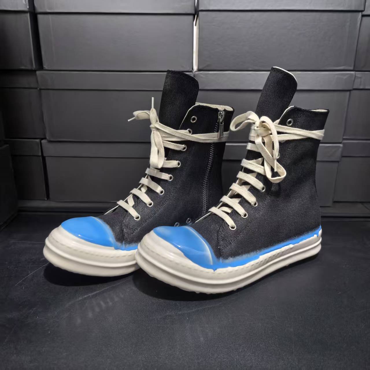 รองเท้าบูทข้อเท้าดีไซน์พิเศษสำ - Men'S Shoes Zipper บทวิจารณ์และราคา