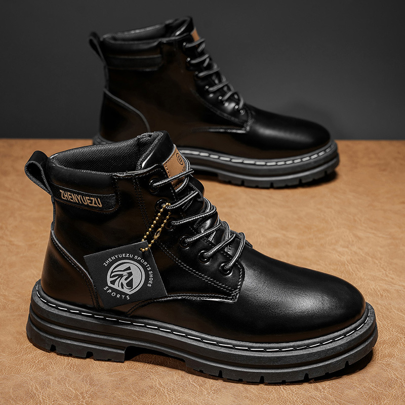 รองเท้าบูทสั้นสไตล์เรโทรสำหรับ - Men'S Shoes Increase Height บทวิจารณ์และราคา