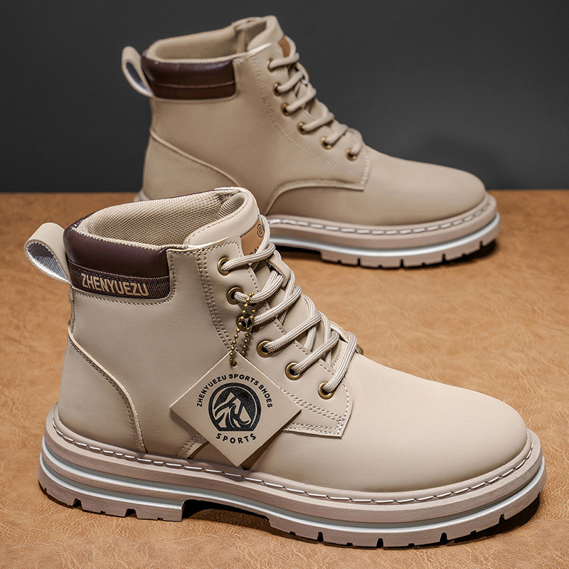 รองเท้าบูทสั้นสไตล์เรโทรสำหรับ - Men'S Shoes Increase Height บทวิจารณ์และราคา