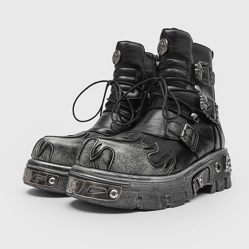 รองเท้าบูทมอเตอร์ไซค์ทรงเท่ห์  - Men'S Shoes Increase Height บทวิจารณ์และราคา