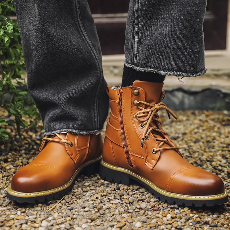 ฤดูใบไม้ร่วงฤดูหนาวแฟชั่นผู้ชา - Men Shoes Oxford บทวิจารณ์และราคา